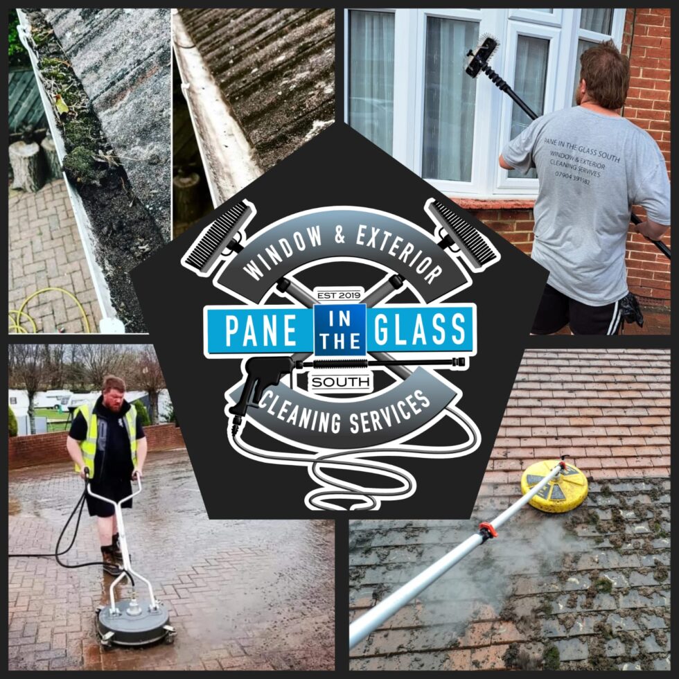 Pane In The Glass South window, gutter, pressure and roof cleaning work